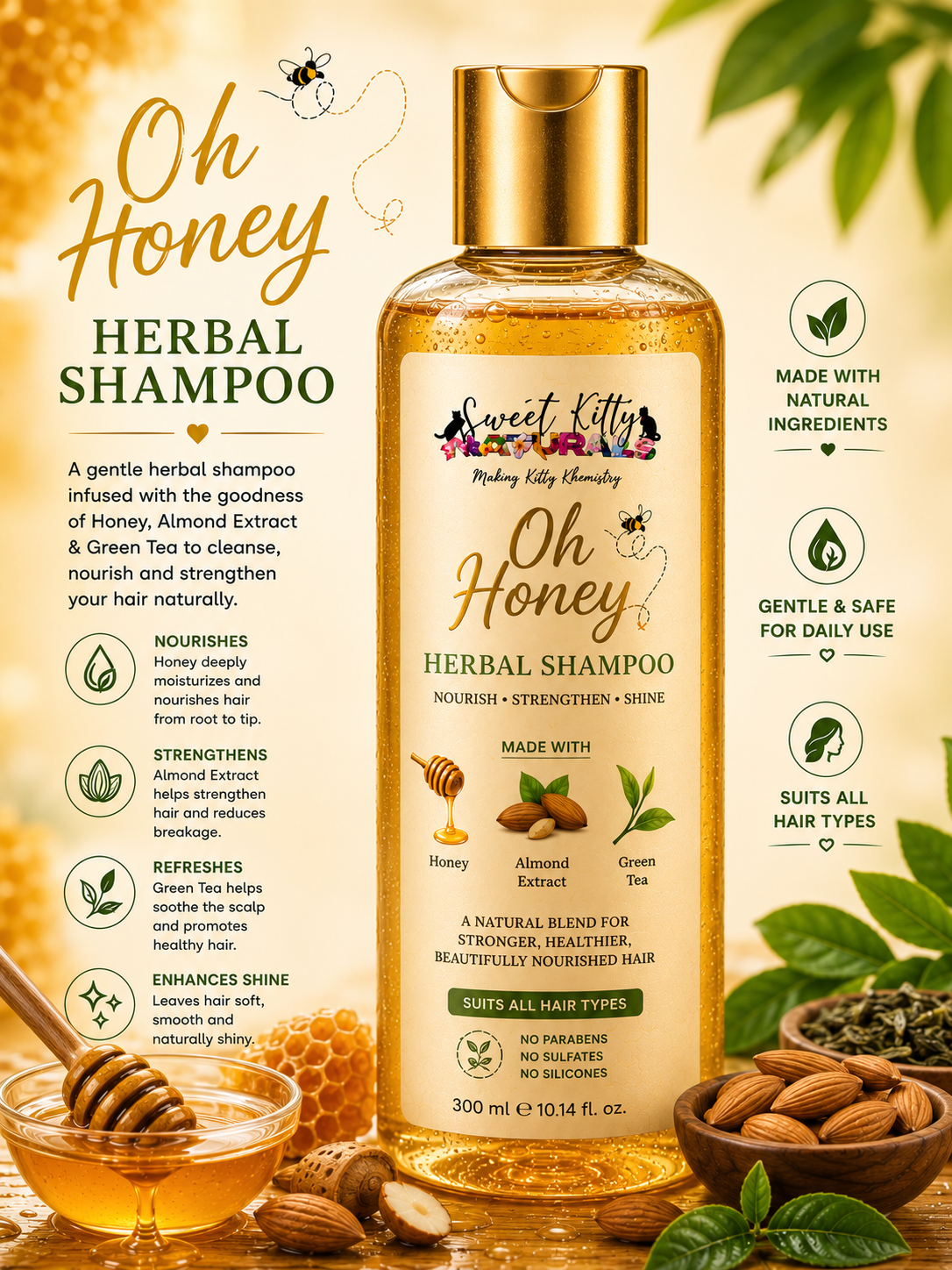 Oh Honey Herbal Shampoo