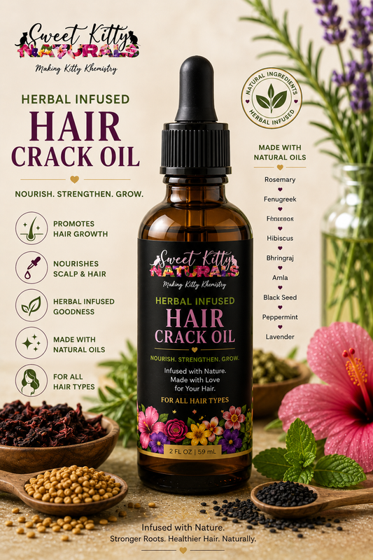 Herbal Infused Hair Crack Oil