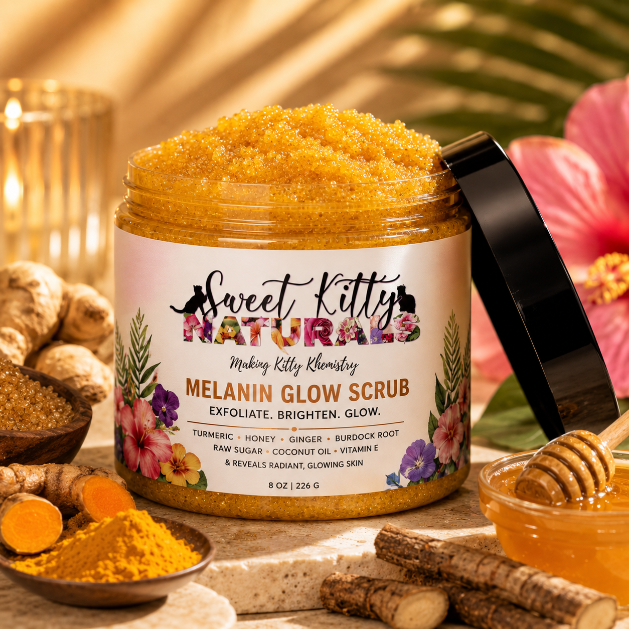 Melanin Glow Scrub